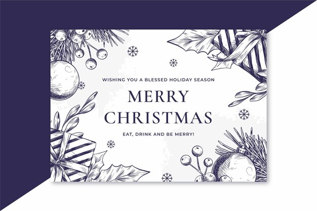 Christmas card templates