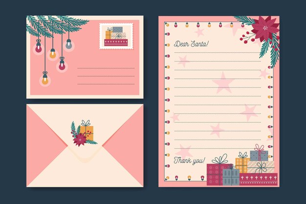 Santa letter templates