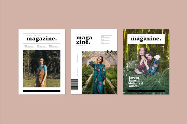 Magazine covers Templates