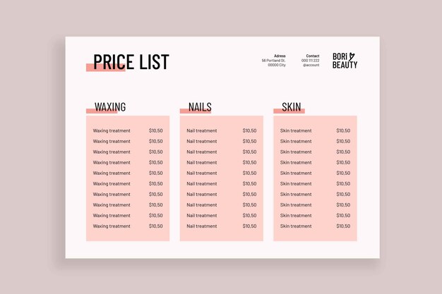 Shopping List Templates