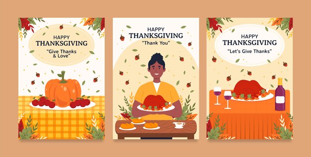 Thanksgiving menu templates