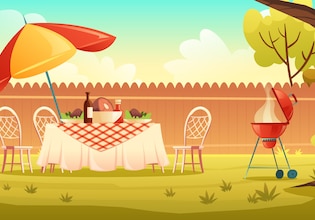 BBQ backgrounds