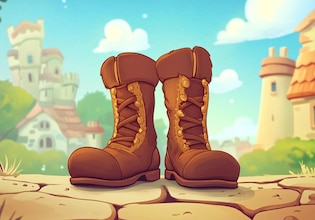 cartoon boots