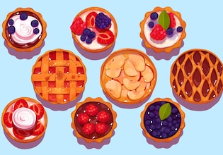 Pie illustrations