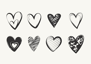 heart drawings