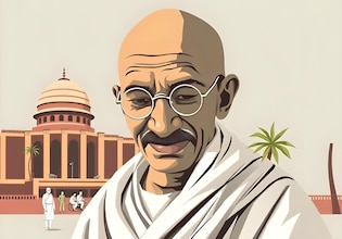 gandhi cartoons