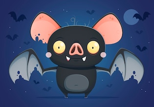 cartoon bat