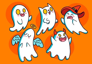 cartoon ghost