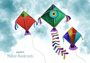 Makar Sankranti drawings