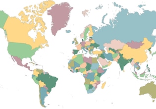 world map