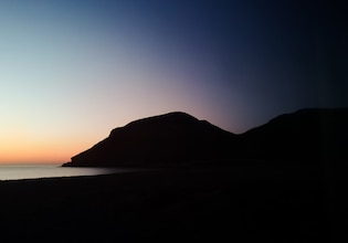 Mountain silhouettes